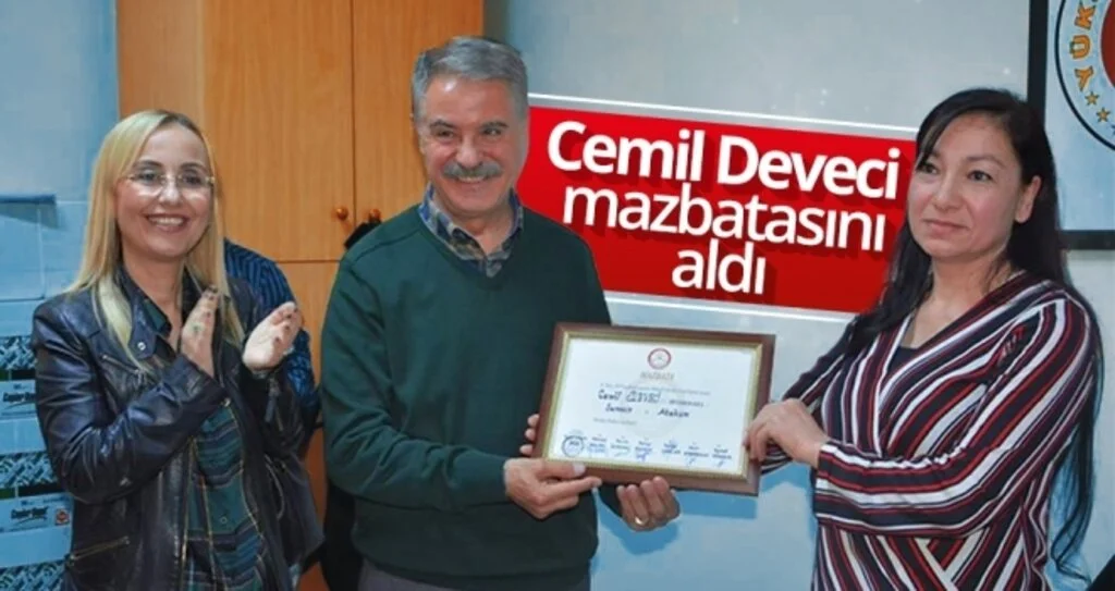 Cemil Deveci Mazbatasını Aldı
