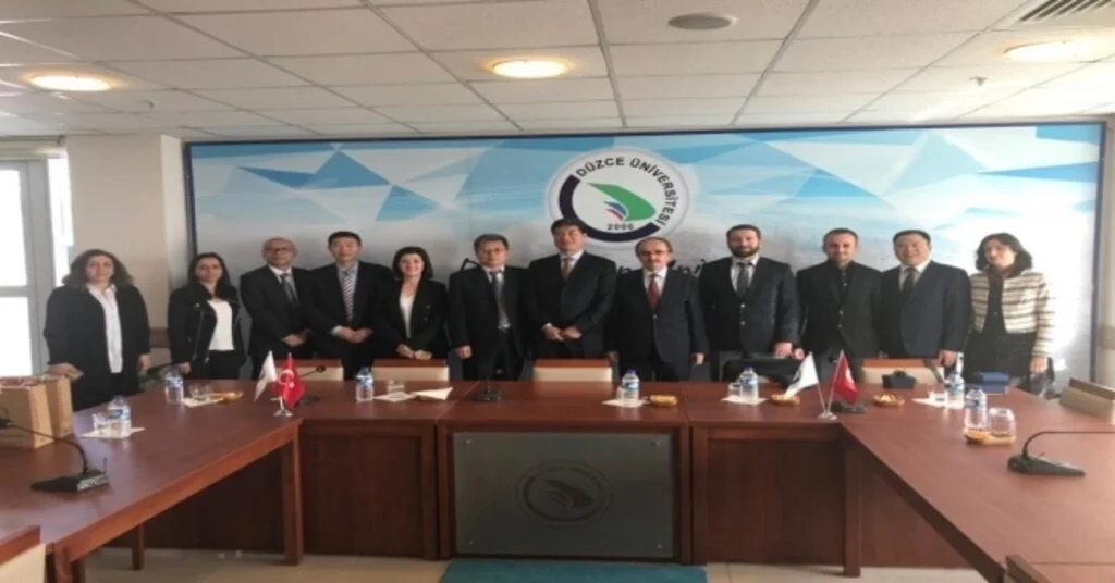 Çinin Shangai Lixin Muhasebe Ve Finans Üniversitesi İle İş Birliği İmkânları Konuşuldu