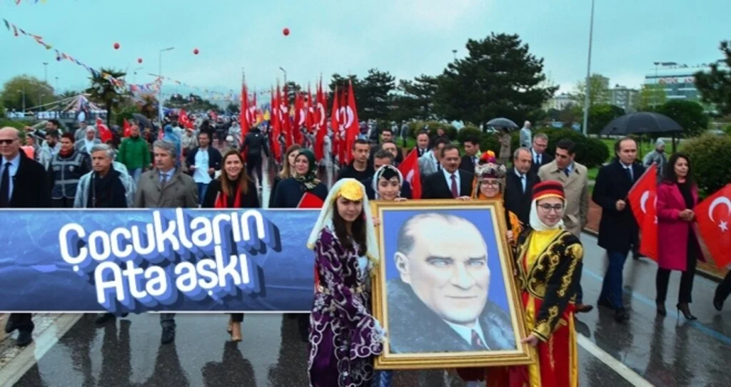 Çocukların  'Ata aşkı'