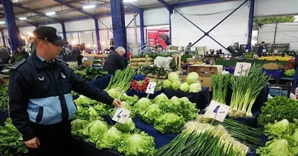 Çorluda Pazar Yeri Denetimleri Sürüyor