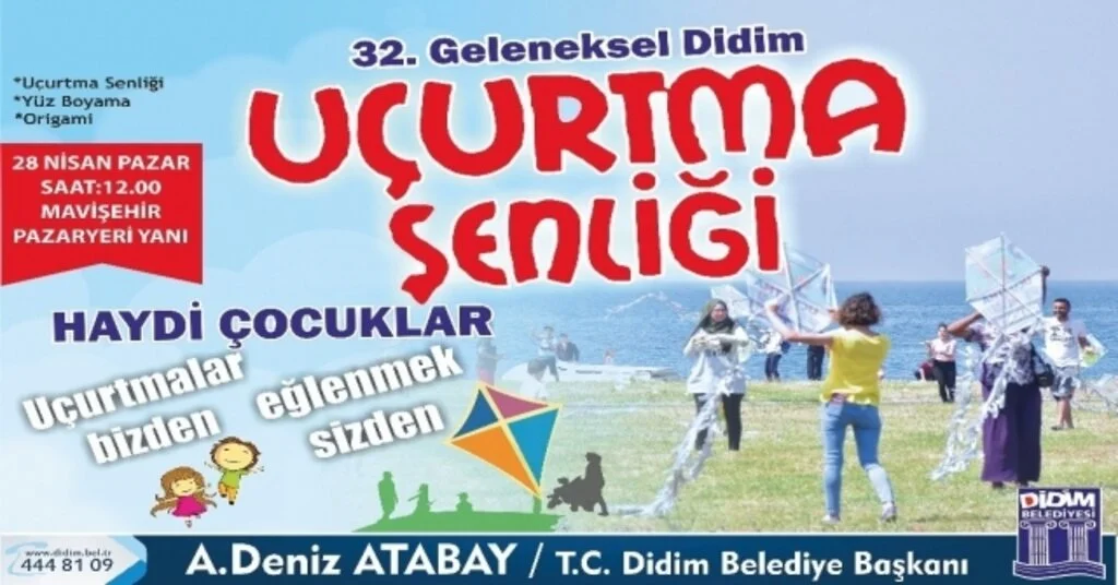 Didimin Geleneksel 32. Uçurtma Şenliği Başlıyor