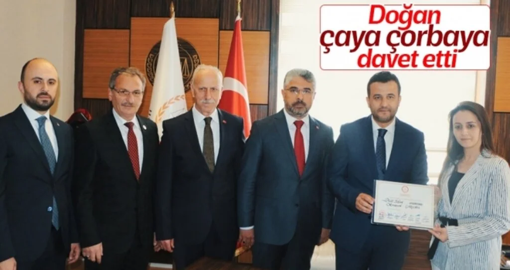 Doğan çaya çorbaya davet etti