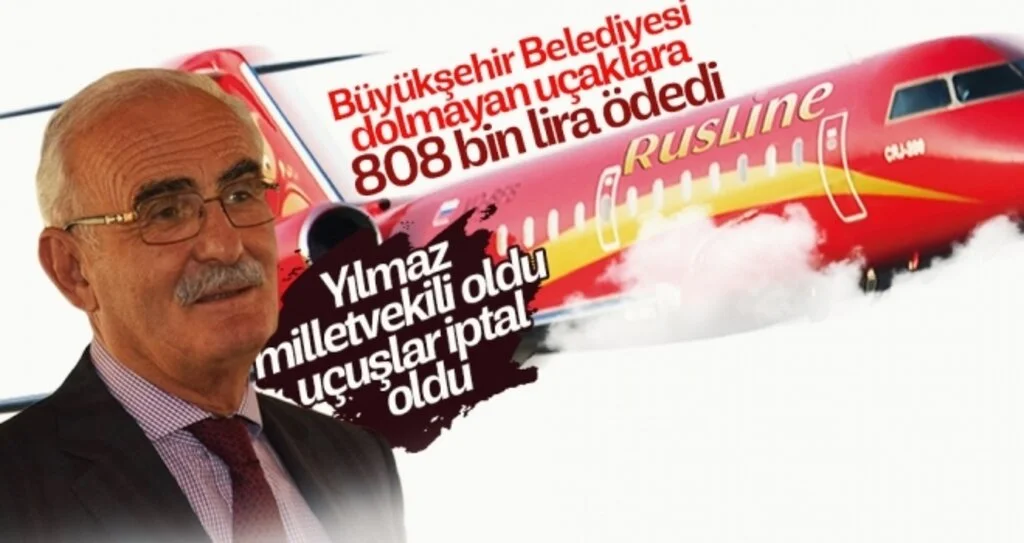 Dolmayan uçaklara 808 bin lira