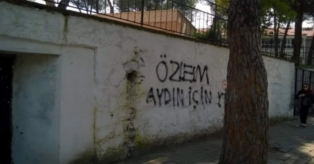 Efelerde Vatandaşlar Duvar Yazılarına Tepki Gösterdi