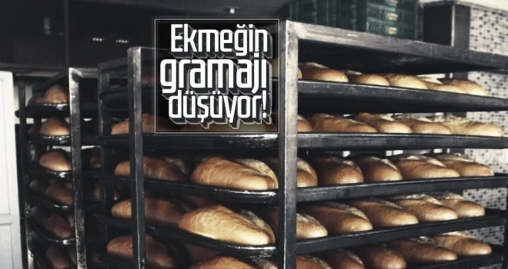 Ekmeğin gramajı düşüyor!
