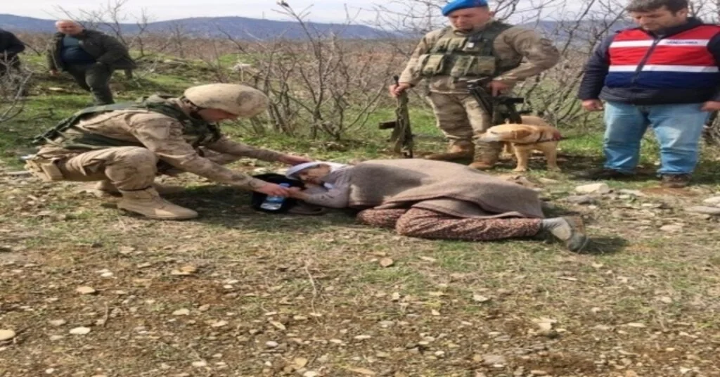 Elazığda Kaybolan Yaşlı Kadın 16 Saat Sonra Bulundu