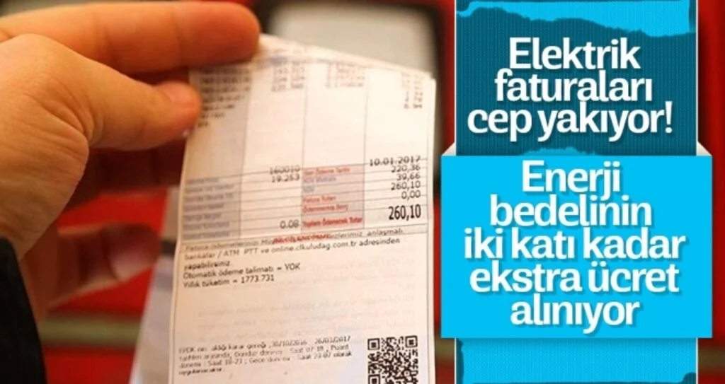 Elektrik Faturaları Cep Yakıyor! Enerji Bedelinin İki Katı Kadar Ekstra Ücret Alınıyor