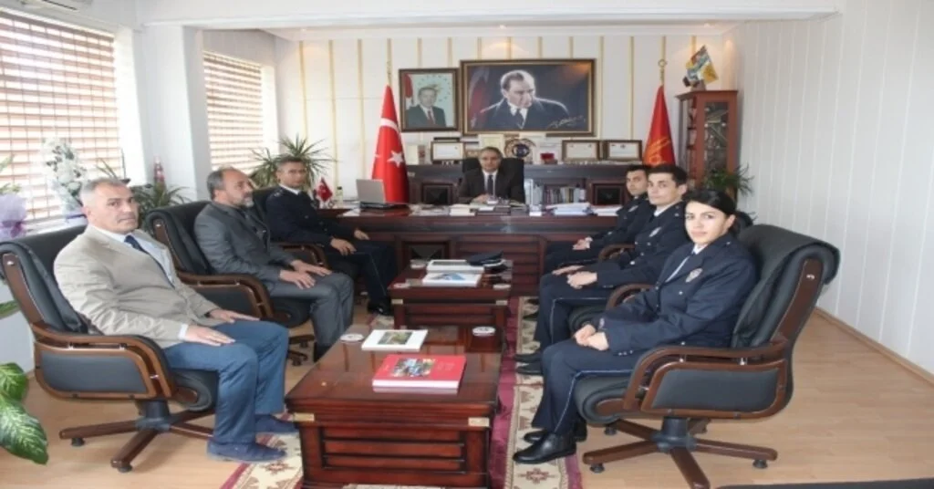 Emniyet Müdür Vekili Özgandan Kaymakam Yavuza Ziyaret