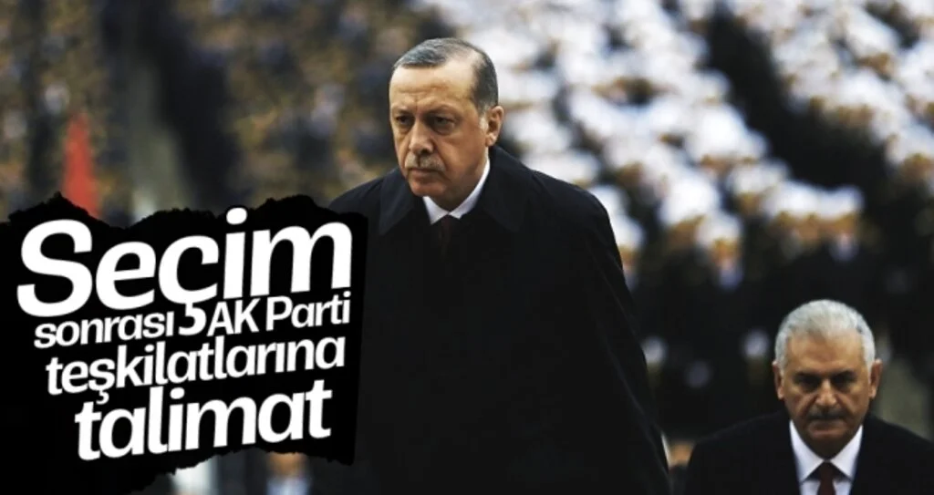 Erdoğan'dan AK Parti teşkilatlarına talimat