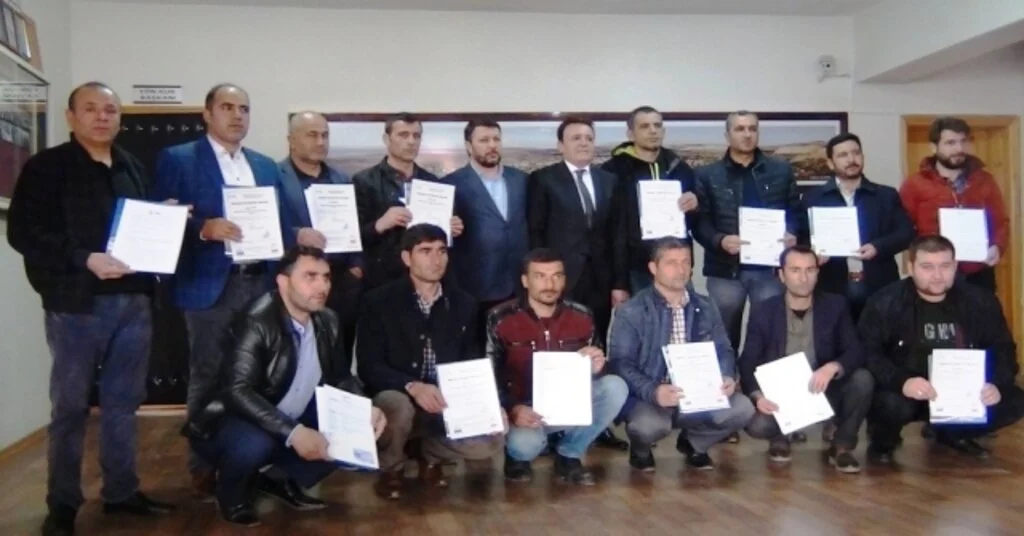 Etsodan Galerici Esnafına Mesleki Yeterlilik Belgesi
