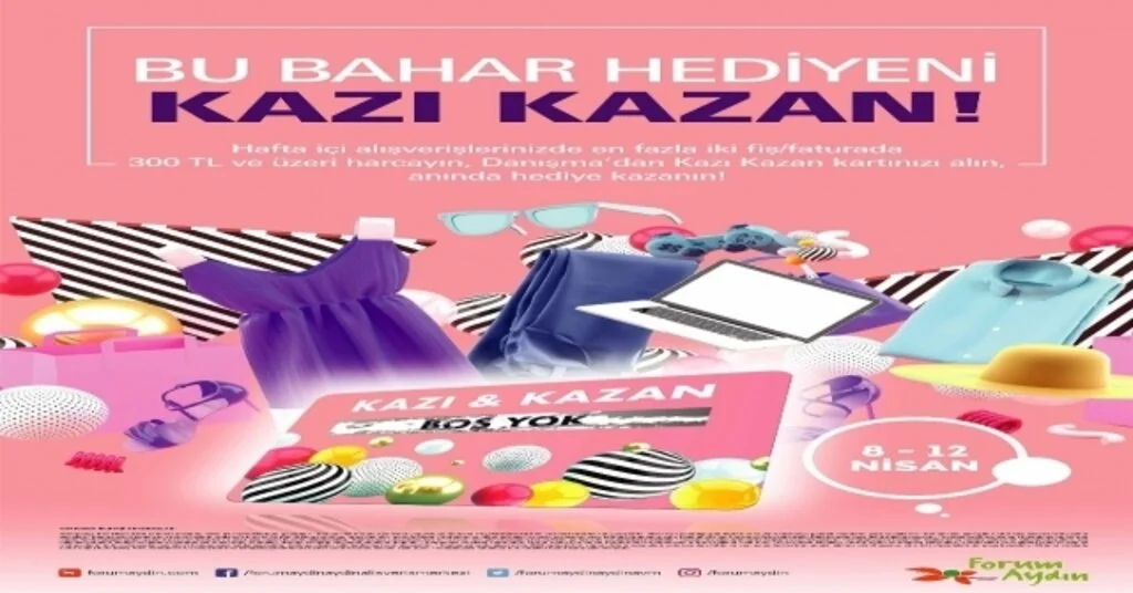 Forum Aydında Kazı-Kazan Heyecanı Başlıyor