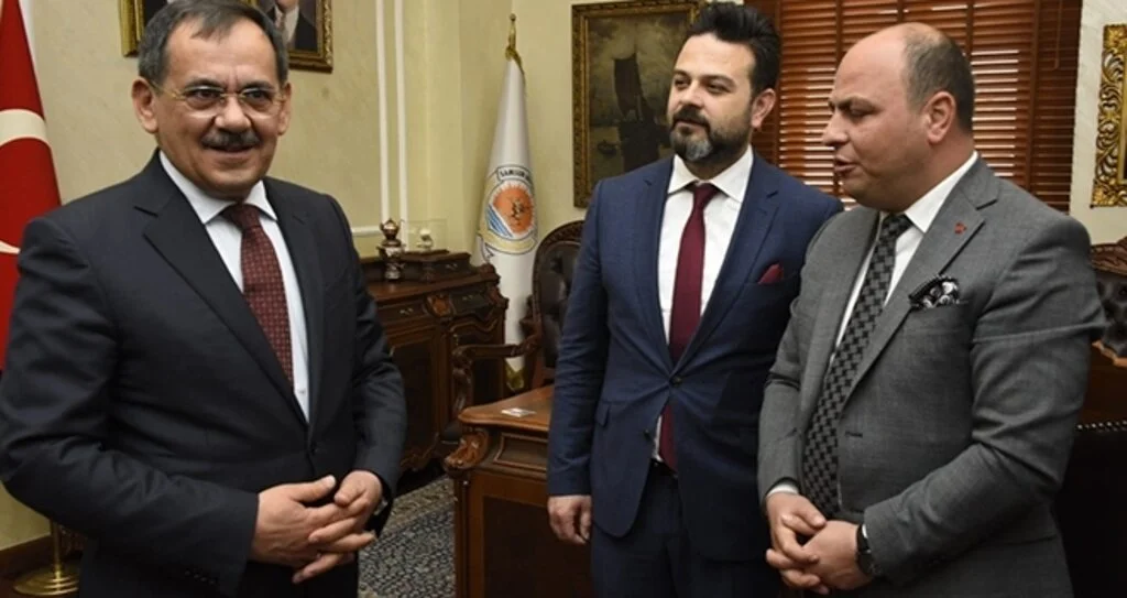 Genç işadamlarından başkanlara tebrik turu 