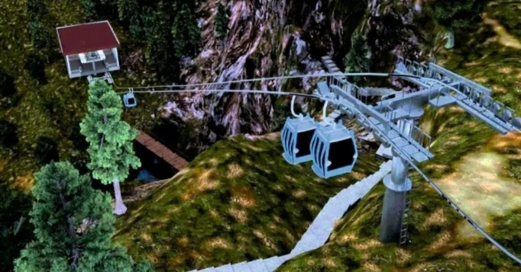 Geredede Teleferik Çalışmaları Başladı