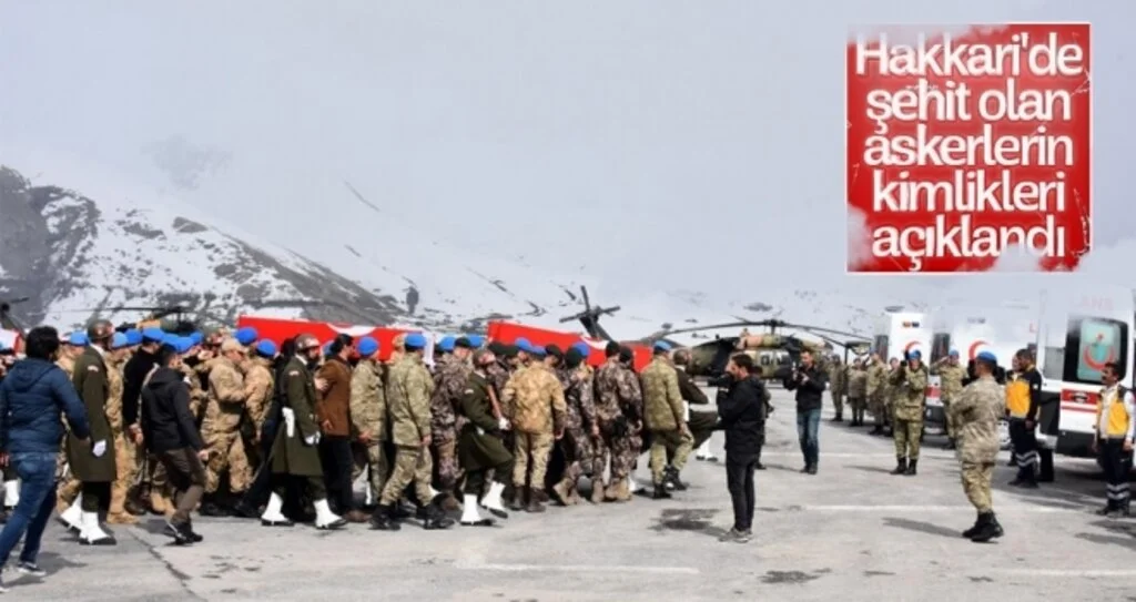 Hakkari şehitlerinin kimlikleri belli oldu