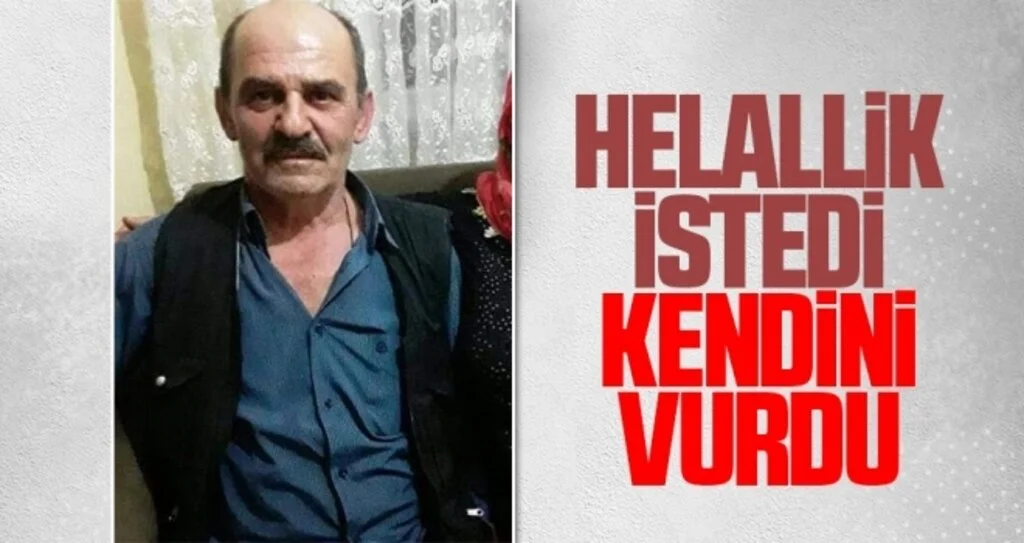 Helallik istedi kendini vurdu 