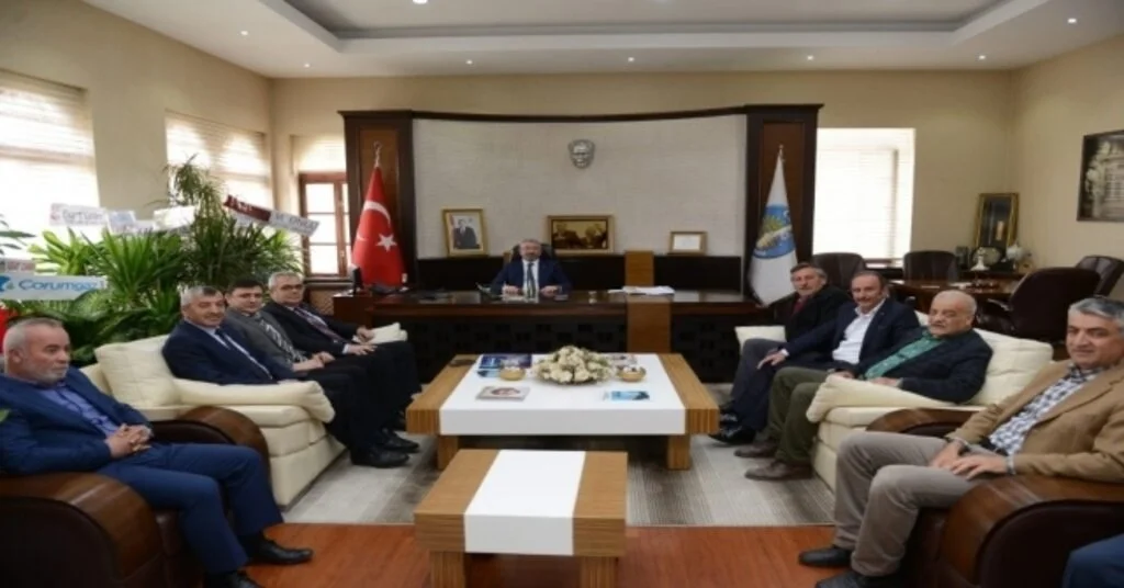 İlçe Belediye Başkanları Aşgını Ziyaret Etti