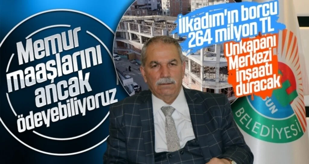 İlkadım'ın borcu 264 milyon TL 