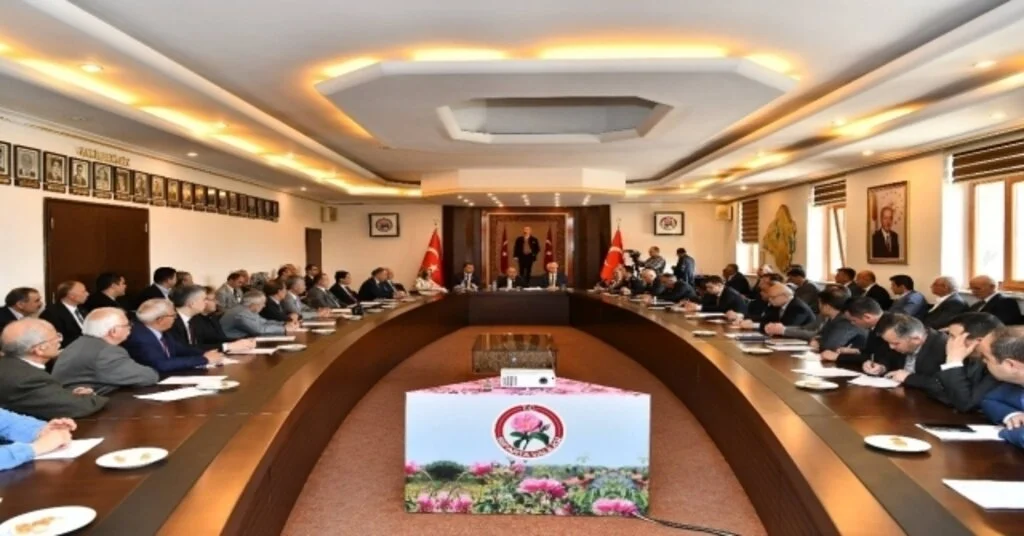 Ispartada Seçim Sonrası İlk Muhtarlar Toplantısı