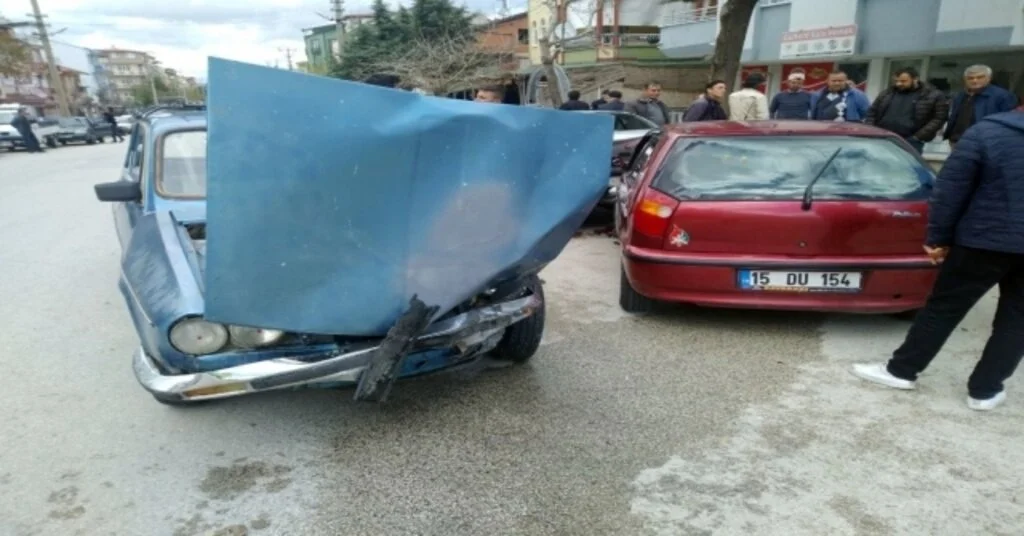 Ispartada Zincirleme Kaza Kamerada
