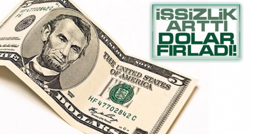 İşsizlik arttı, dolar fırladı!