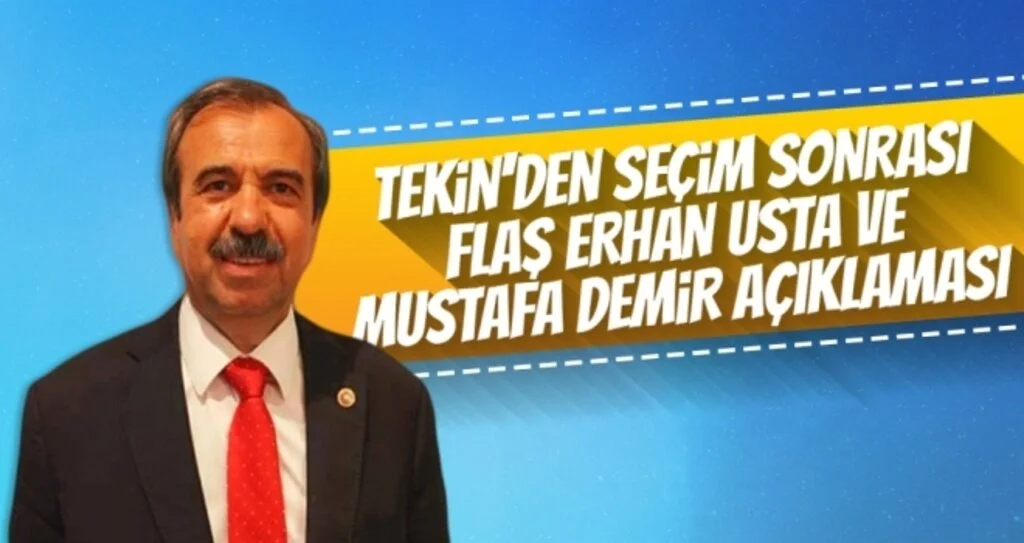 İyi Parti Samsun Adayı Tekin'den Seçim Sonrası Flaş Erhan Usta ve Mustafa Demir Açıklaması