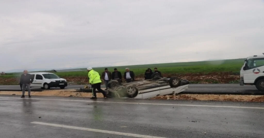 Kahtada Otomobil Takla Attı: 5 Yaralı