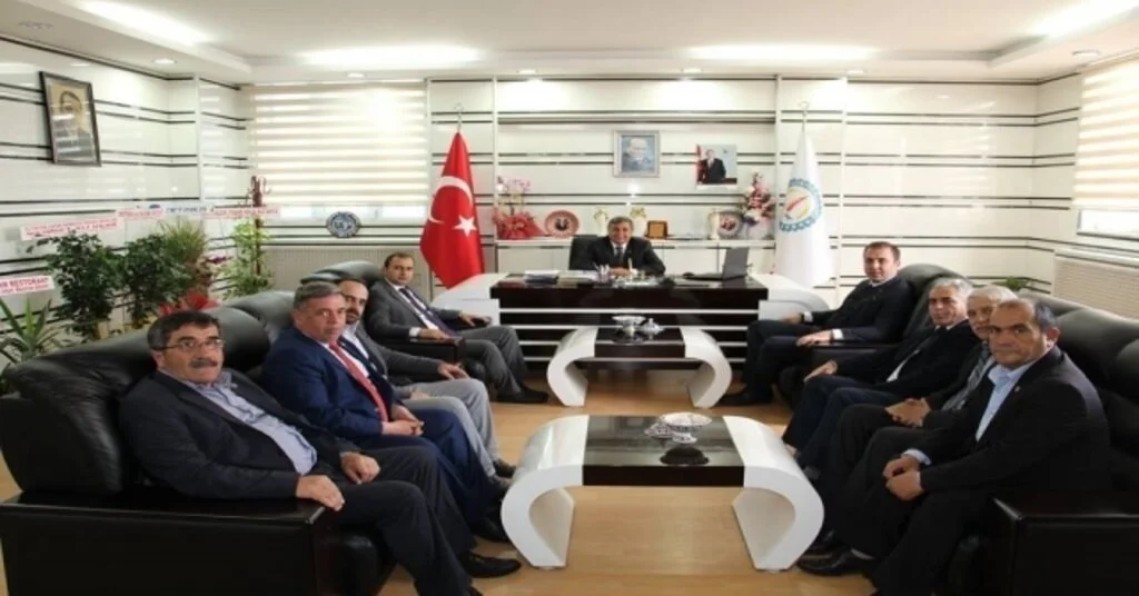 Kaymakamlardan Başkan Arif Tekeye Hayırlı Olsun Ziyareti