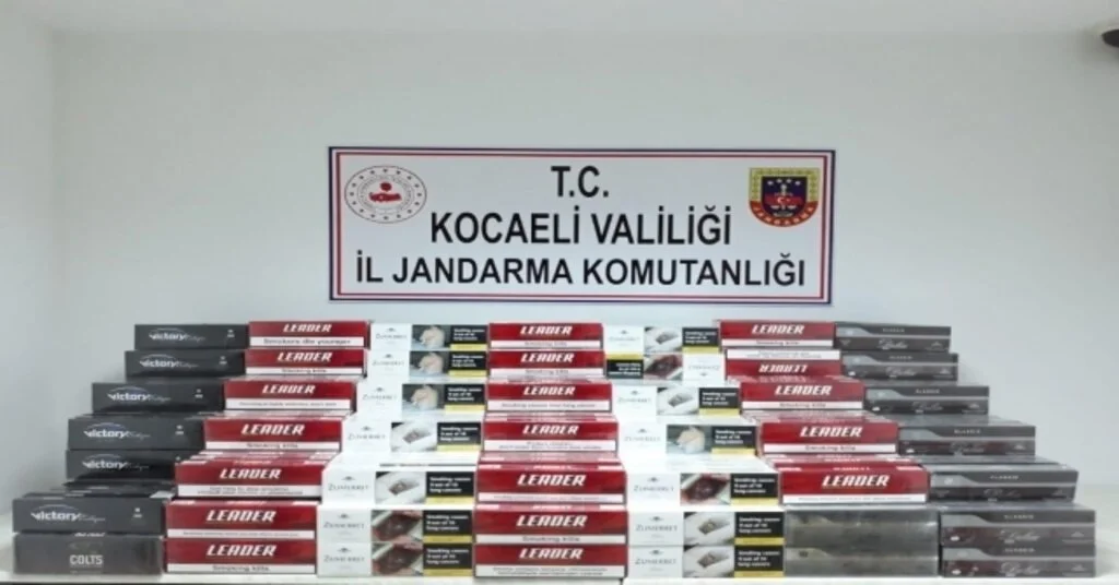 Kocaelide 11 Bin 250 Paket Kaçak Sigara Yakalan Şahıs Serbest Bırakıldı