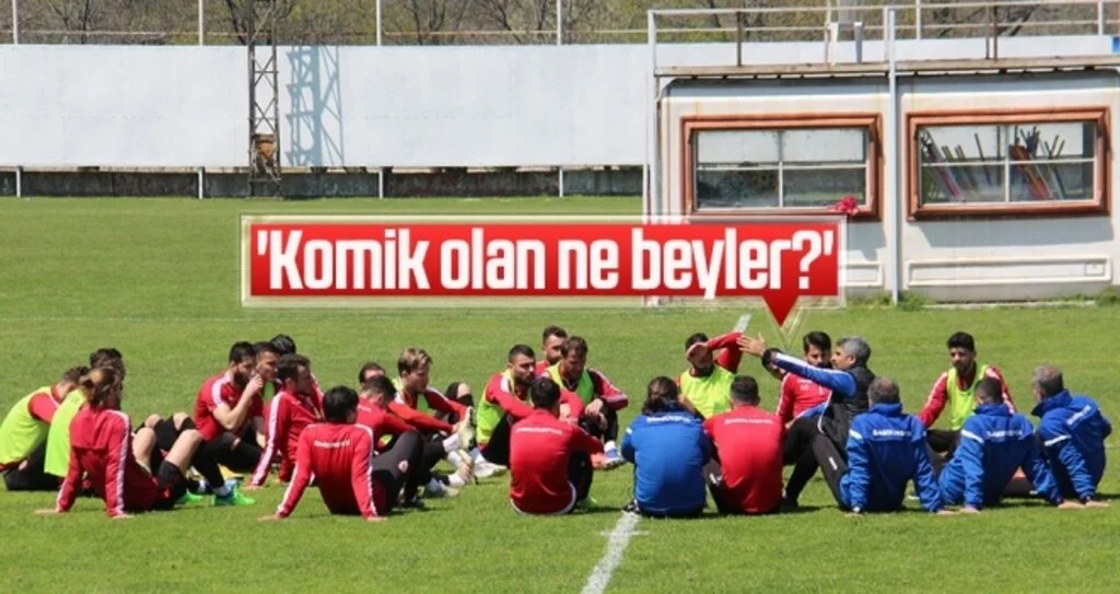'Komik olan ne beyler?'