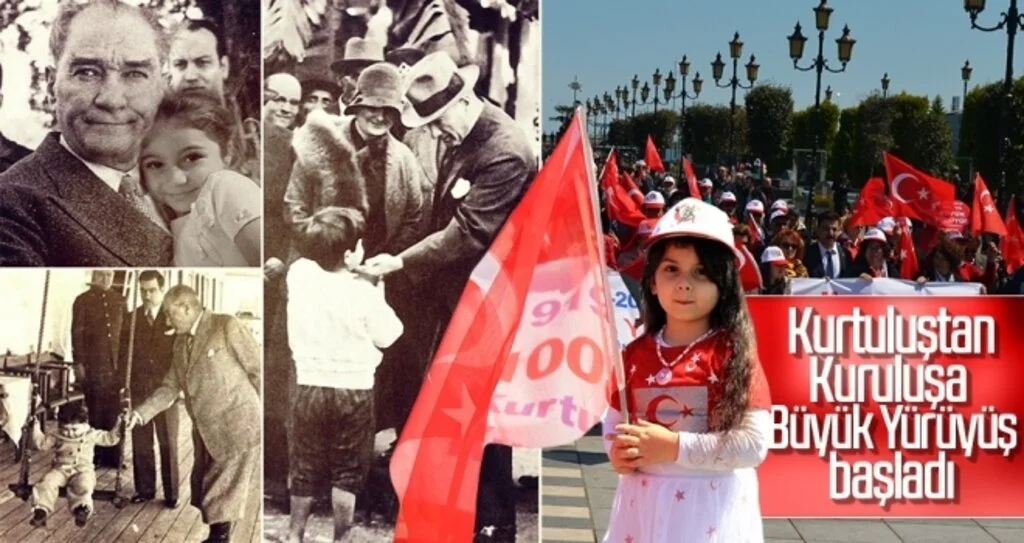 'Kurtuluştan Kuruluşa  Büyük Yürüyüş' başladı 