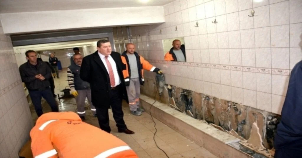 Merkez Camii Tuvaleti Ve Şadırvanı Yenilenecek