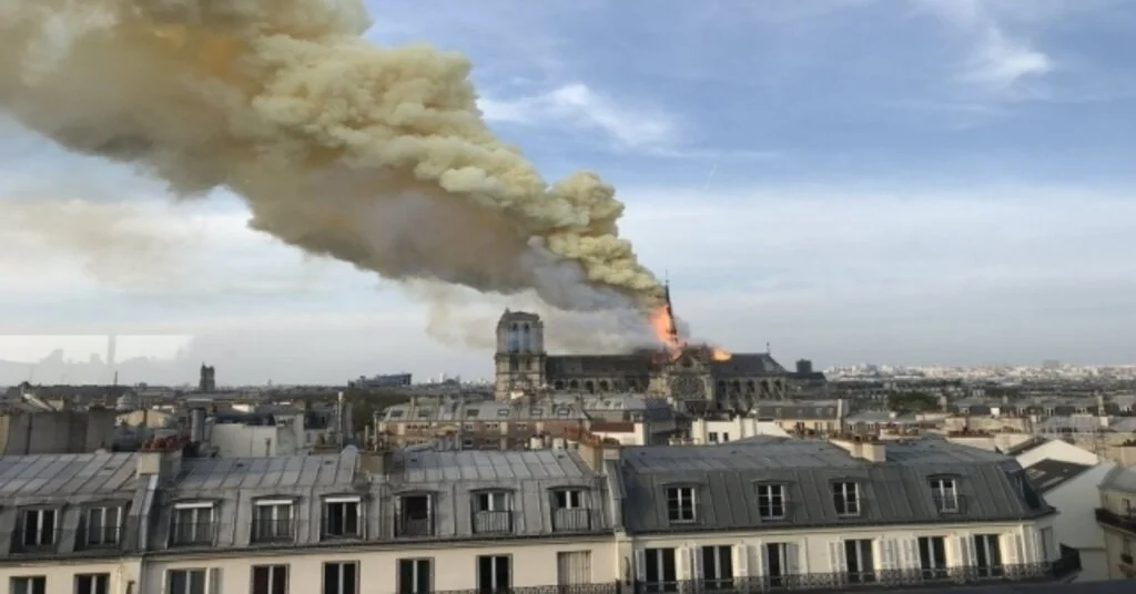 Notre Dame Katedralinde Yangın