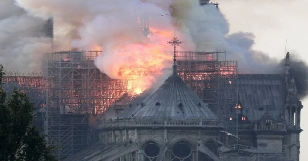Notre Dame Katedralinde Yangın