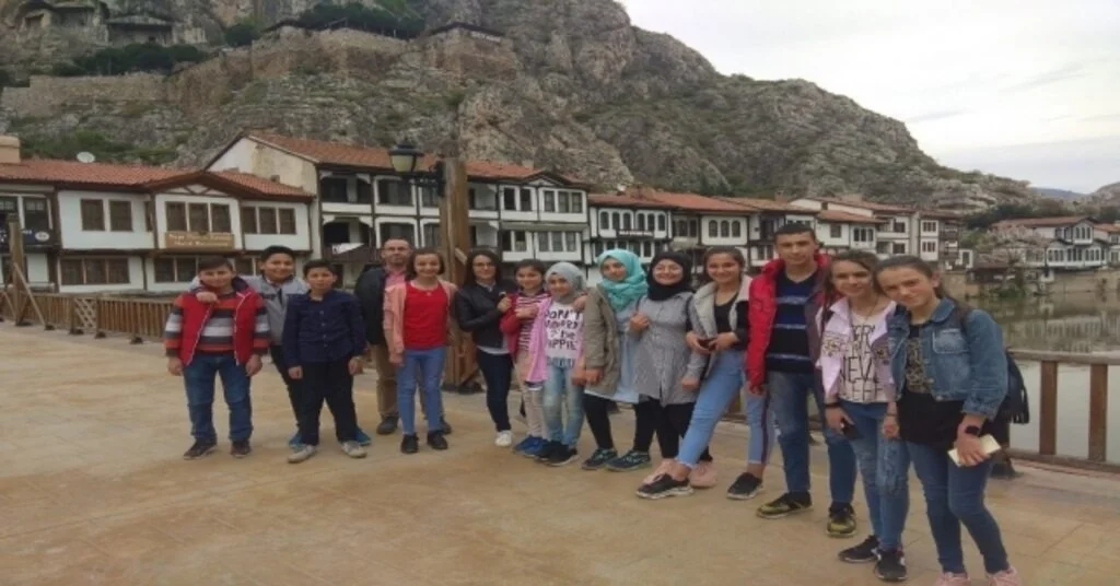 Öğrenciler Şehzadeler Şehri Amasyada