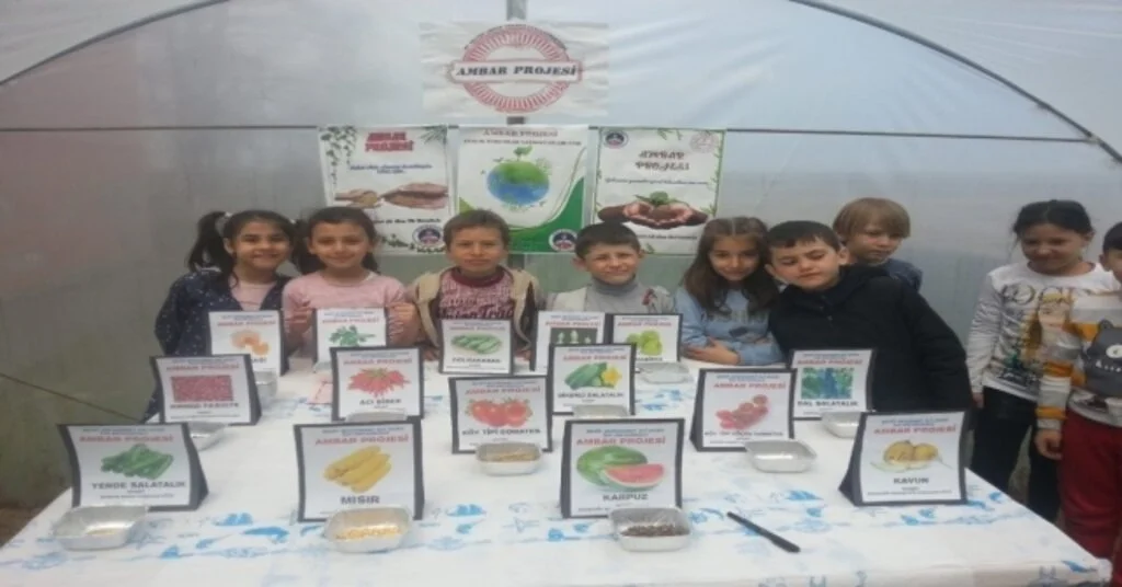 Okuldan Yerli Tohuma Destek