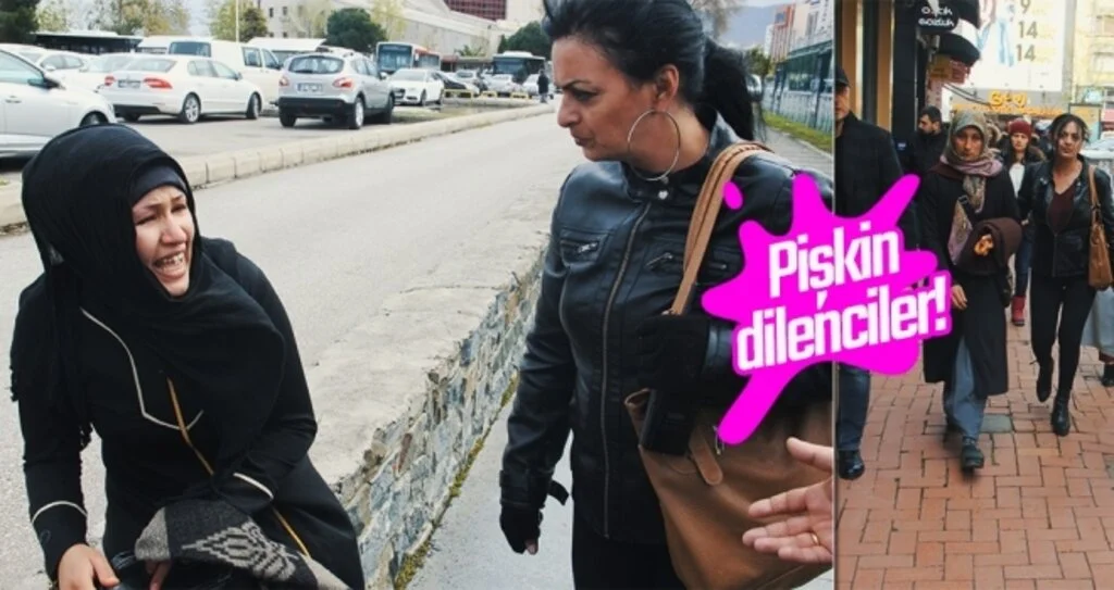 Pişkin dilenciler!