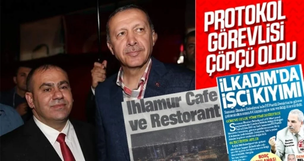 Protokol görevlisi 'çöpçü oldu'