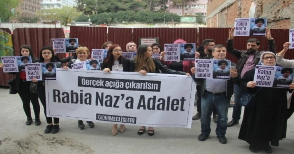 Rabia Naza Adalet İçin Toplandılar
