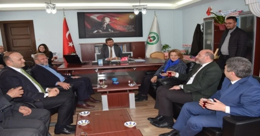 Rekor Bir Oyla Başkan Seçilen Bilal Demirciye Tebrik Ziyareti