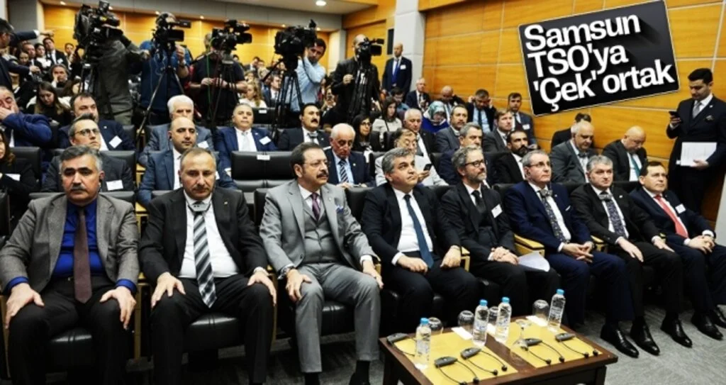 Samsun TSO'ya 'Çek' ortak