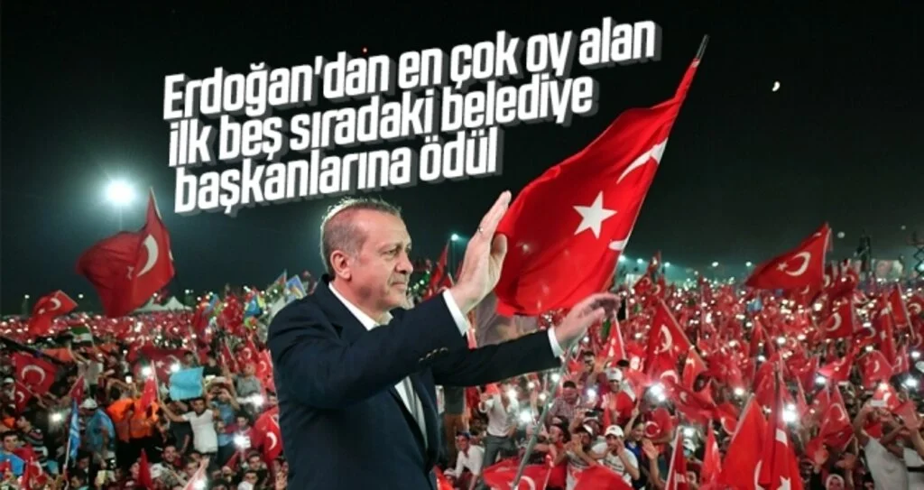Samsun'da iki  başkana ödül 