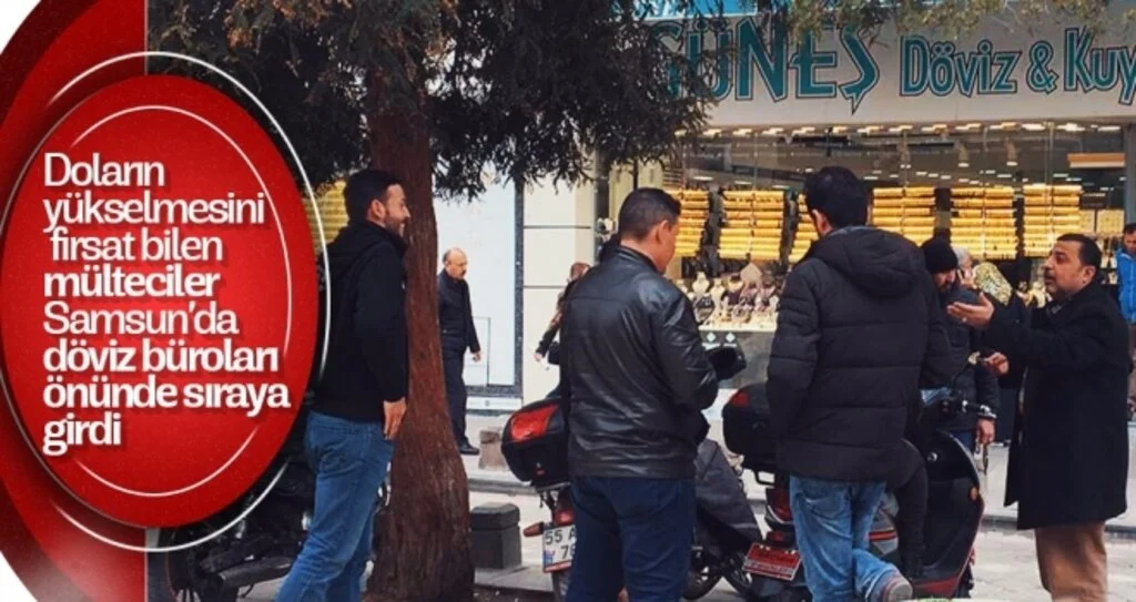 Samsun'da Mülteciler Dolar Nöbetinde