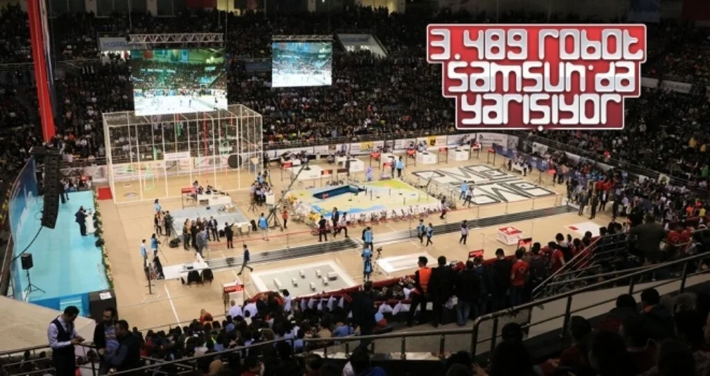 Samsun'da robot yarışması heyecanı 