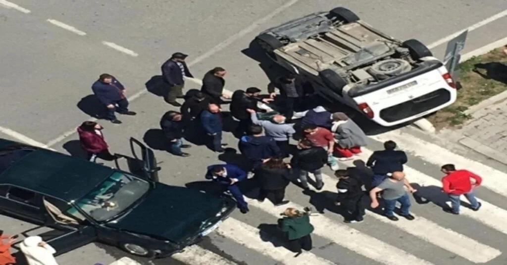 Samsunda Trafik Kazası: 6 Yaralı
