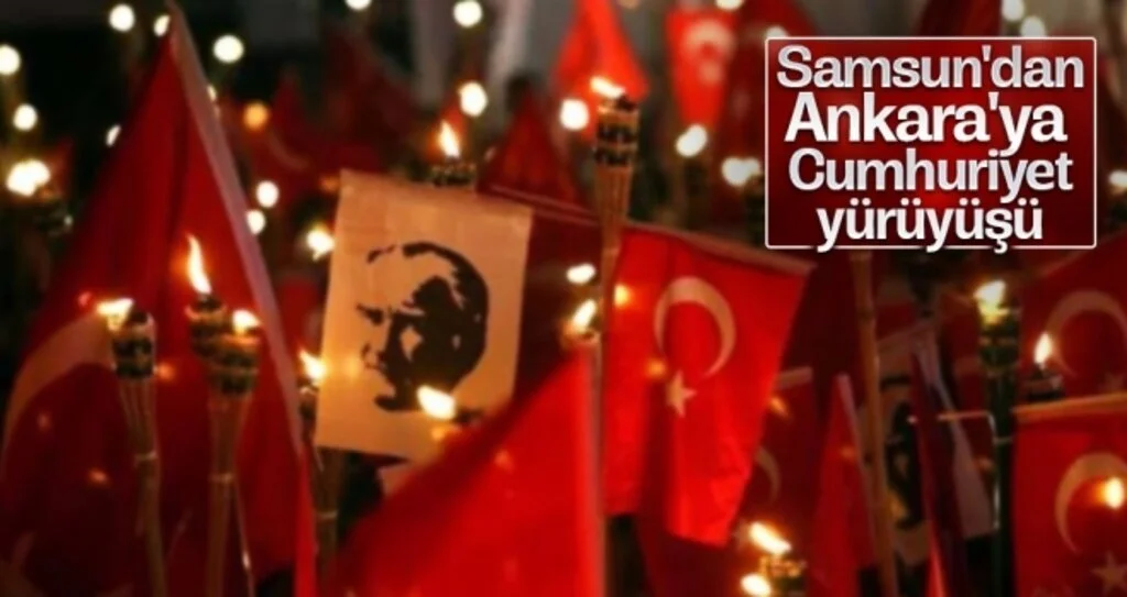 Samsun'dan Ankara'ya Cumhuriyet Yürüyüşü