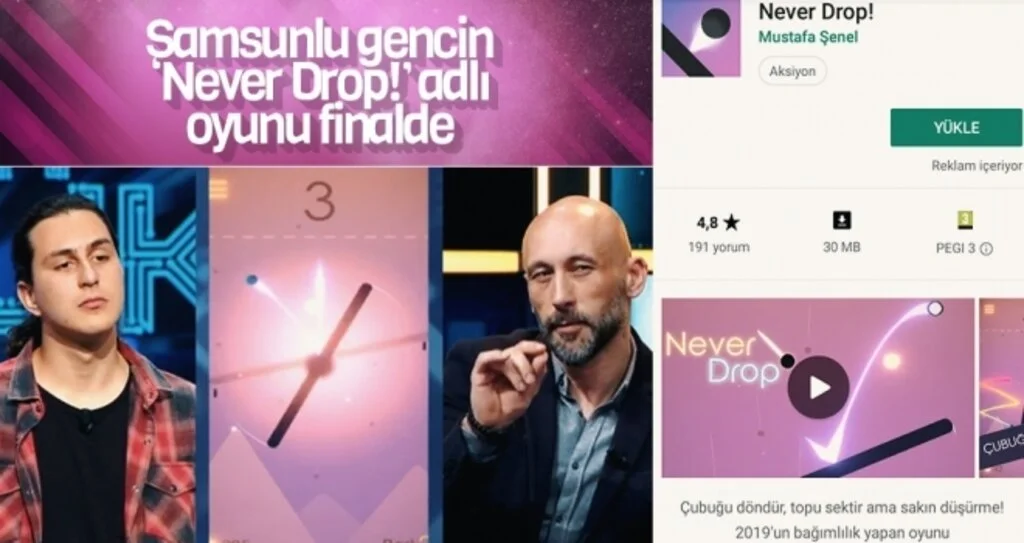 Samsunlu gencin oyunu finalde 