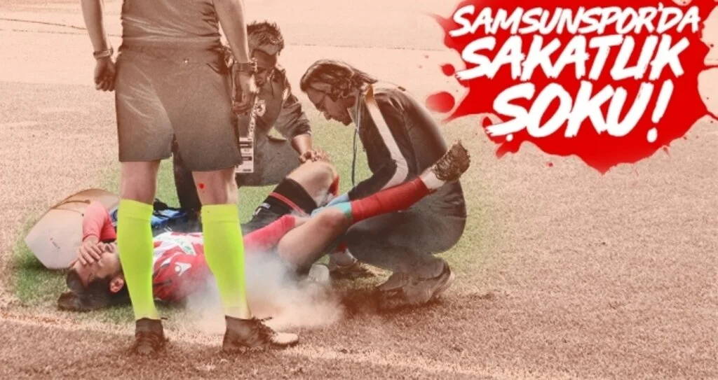 Samsunspor'da sakatlık şoku!