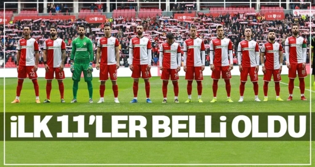 Samsunspor’un Keçiörengücü karşısındaki ilk 11’e belli oldu