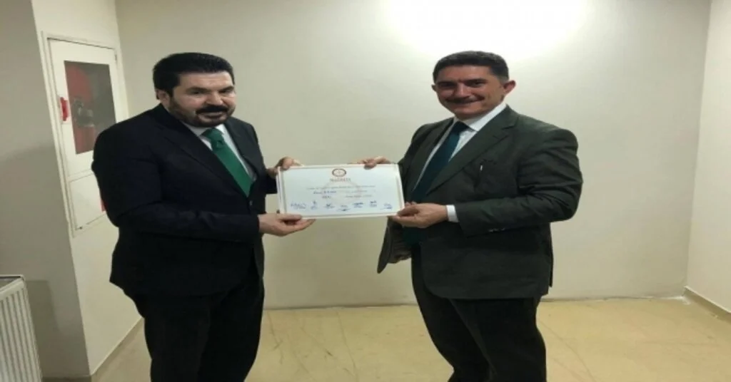 Savcı Sayan Mazbatasını Aldı