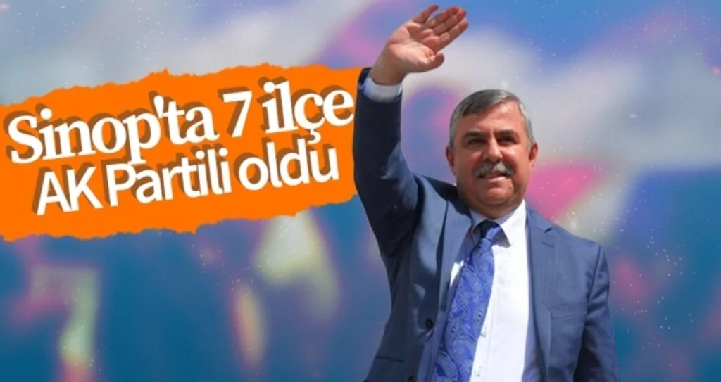 Sinop'ta 7 İlçe AK Partili Oldu